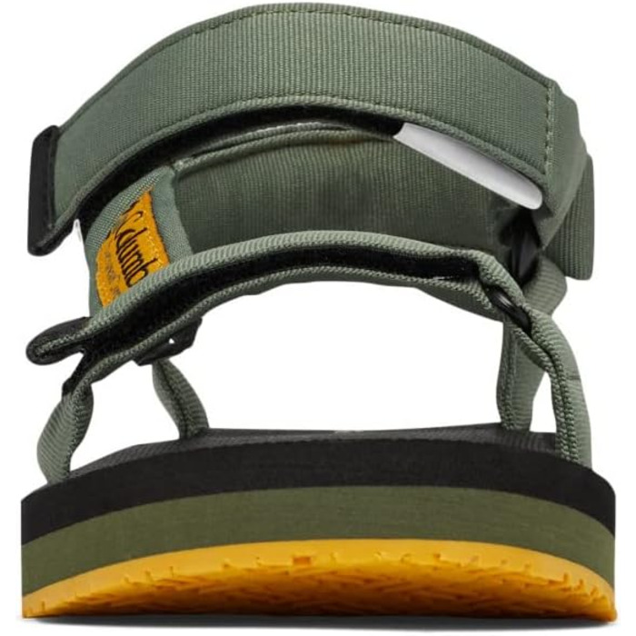 Columbia Breaksider Sandal: Чоловічі сандалі для активного відпочинку, 46 EU, зелений (Mosstone/Golden Yellow)