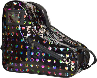 Сумка для роликових ковзанів Epic Skates Limited Edition, чорна, універсальний розмір, глянцева, Love