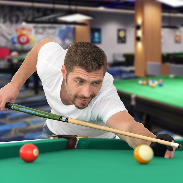 Набір кийків для більяру FESHIR (4 шт.) з преміум-мапи, крейда для кийків, 58''