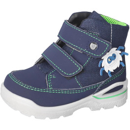 Зимові черевики RICOSTA JAN для хлопчиків, дитячі черевики для перших кроків, ширина середня, знімний супінатор, Sympatex, світловідбивачі, 23 EU, колір: блакитний