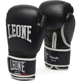 Боксерські рукавички LEONE 1947 Flash, унісекс, 8 унцій, чорні
