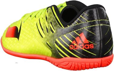 Дитячі футбольні бутси adidas Messi 15.4 Indoor для залу, 28 EU, зелені, Semi Solar Slime, Solar Red, Core Black