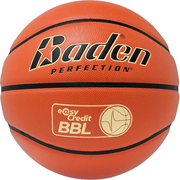 Баскетбольний м'яч Baden Elite Pro 7, офіційний BBL, помаранчевий