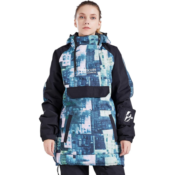 Жіночий сніговий костюм Bluemagic: тепла та дихаюча куртка-софтшелл для активного відпочинку. XL, зелений