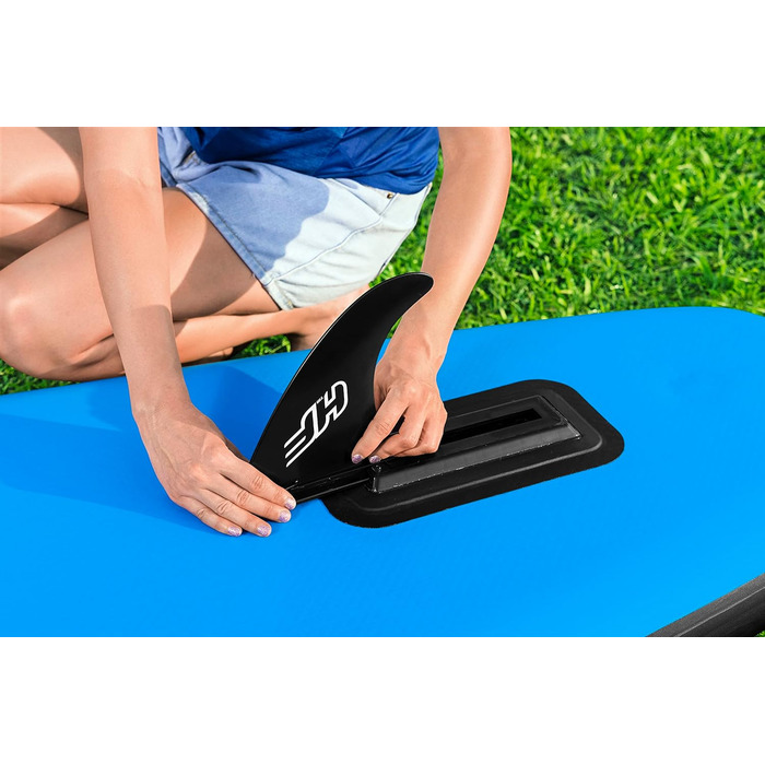 Надувна SUP-дошка Bestway Hydro-Force Touring Aqua Excursion 381×79×15 см, комплект для серфінгу