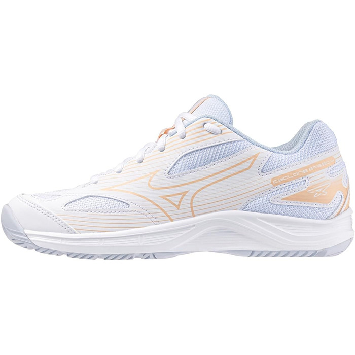 Жіночі волейбольні кросівки Mizuno Cyclone Speed 4 V1GC237000 білі, біло-фіолетові (42 EU)