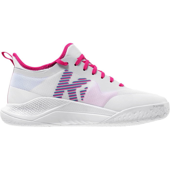 Дитячі гандбольні кросівки Kempa Kourtfly Jr. (35 EU) - блакитно-білі, білий, блакитний, фіолетовий