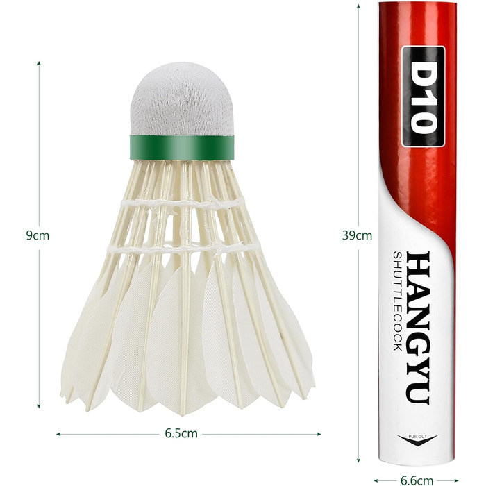 Волани для бадмінтону Yonex (12 шт) - професійні, для тренувань та вулиці, висока стабільність