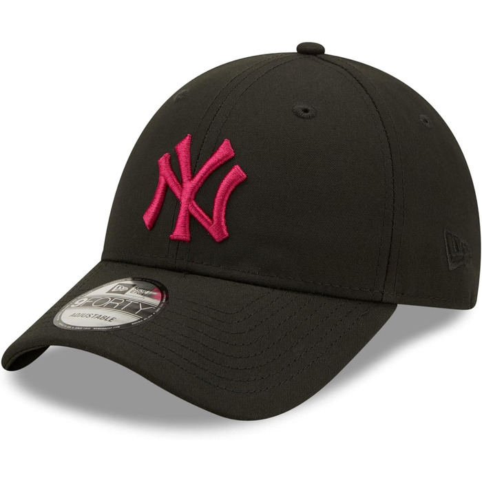Кепка New Era New York Yankees MLB League Essential чорна, регульована, розмір 9Forty