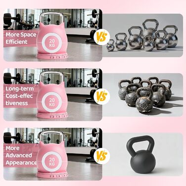 Регульована гриф-гантель 7-в-1 для домашнього спортзалу Kettlebell - набір гантелей для фітнесу вдома