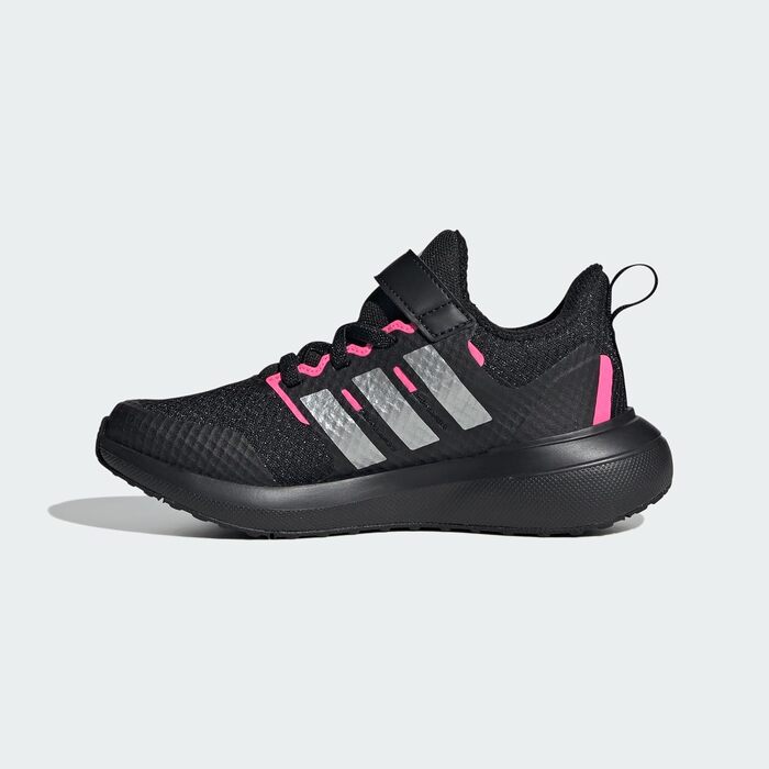 Дитячі кросівки adidas Fortarun 2.0 (32 EU) - чорний, сріблястий, рожевий
