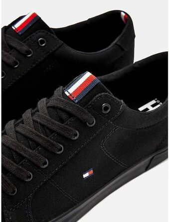 Чоловічі кеди Tommy Hilfiger Vulcanized Sneaker, чорні (розмір 41 EU)