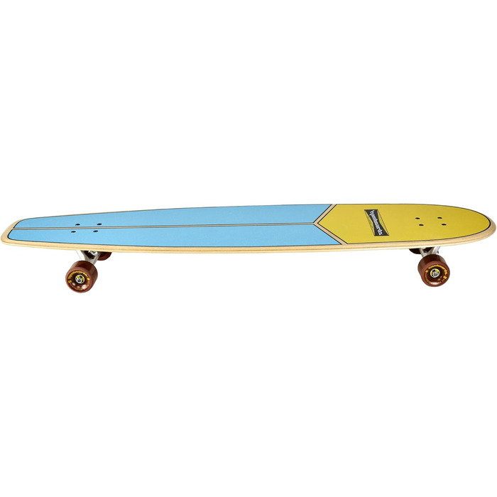 Hamboards Huntington Hop 'Sky Cream' – ручна робота, лонгборд для лендсерфінгу та круїзингу, ламінована береза і клен