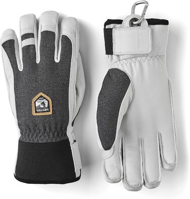 Рукавички Hestra Army Leather Patrol для лиж і сноуборду, теплі зимові, універсальні, розмір 8, колір Kohle
