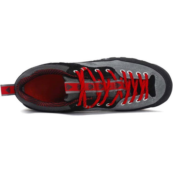 Чоловічі трекінгові черевики для хайкінгу та походів, туристичні черевики, неслизькі, дихаючі, низькі, Outdoor, Sneaker (45 EU, Червоний)