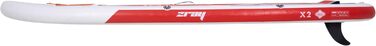 Надувна SUP-дошка Zray X2 330x81x15 см з веслом, насосом і сумкою, червона, Dropstitch