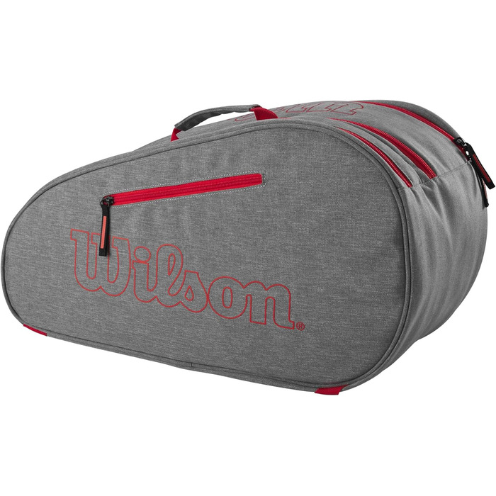Сумка Wilson 56x29x31 см, сіро-червона, спортивна