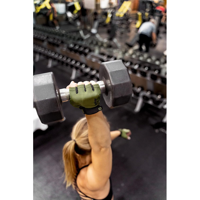 Рукавиці Harbinger Power Gloves 2.0 для важкої атлетики, тренувань, фітнесу та занять у спортзалі, зелені, розмір XL