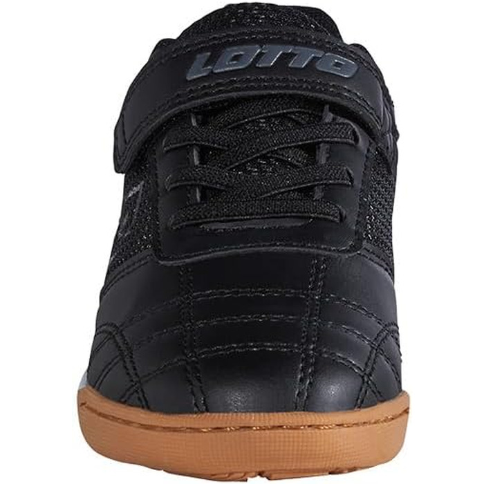 Дитячі спортивні кросівки Lotto Whizzer K для залу, чорні (Black Dk Grey), розмір 30 EU