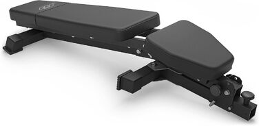 Регульована лавка для жиму Marbo Sport MS-L114, складна, чорна, виробництво ЄС