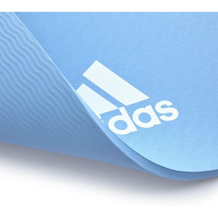 Килимок для йоги Adidas, 8 мм, нековзкий, без ПВХ, 176×61 см, для йоги та пілатесу, різні кольори