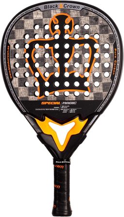 Чорна Корона Special Magic: ракетка для падел-тенісу, срібна, 362г, нова