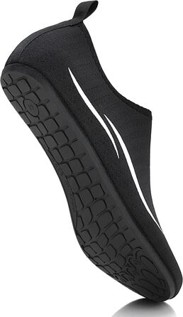 Чоботи для плавання унісекс: легкі, швидковисихаючі, для пляжу, басейну, серфінгу, йоги (44 EU, 2a Чорний)