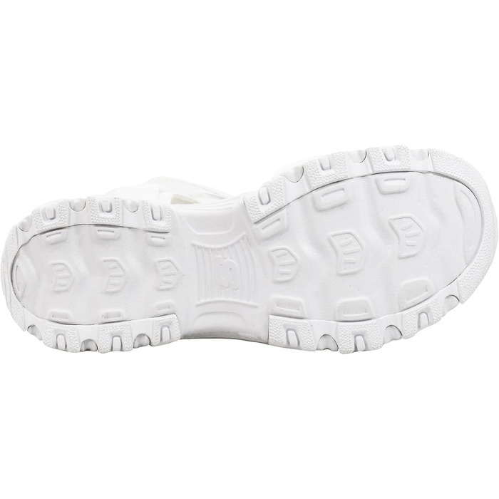Сандли Skechers D'lites-Fresh Catch на підборах (37 EU, білий, Opulenter Garten)