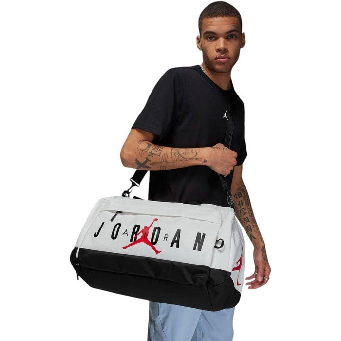 Спортивна сумка Jordan Jam Velocity 46L для чоловіків, біла, розмір S