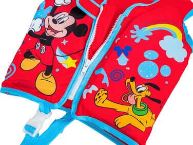 Дитячий жилет для плавання Bestway Swim Safe ABC Disney Junior Mickey & Friends, рівень B, 1-3 роки, червоний
