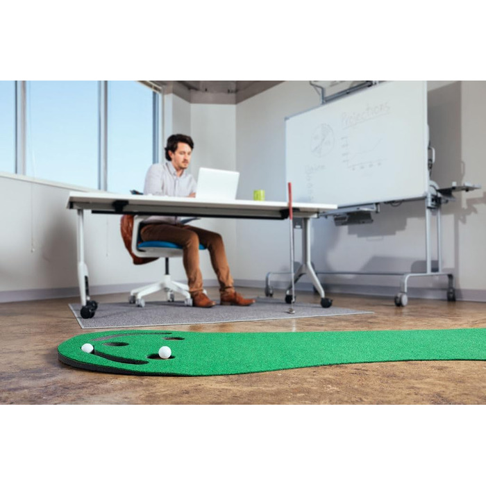 Гольф-поле для патингу PUTT-A-BOUT Par-3, 90×240 см, килимок для тренувань у приміщенні