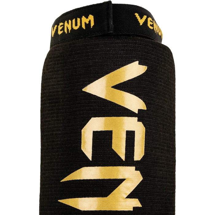 Захист гомілки та стопи Venum Art Uni Kontact XL, чорний/золотий