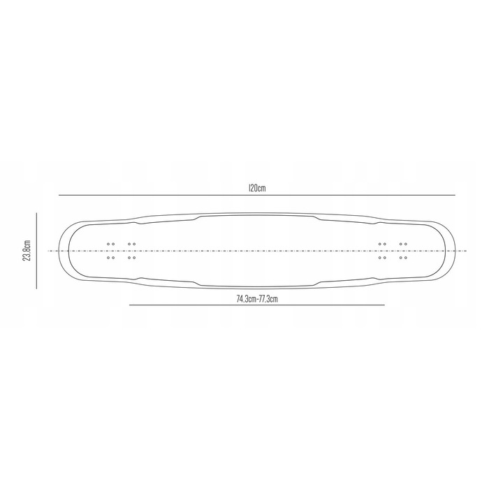 Лонгборд Luca Ballar ABEC-9