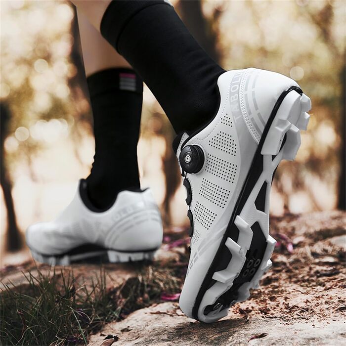 Велосипедні черевики для чоловіків та жінок XXXX MTB, Radsportschuhe, Mountainbike, кросівки, дихаючі, outdoor, велосипедні, Spin MTB, 36-47 EU, 39 EU, білі