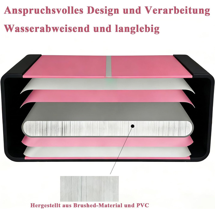 Гимнастичний надувний мат Airtrack CASSILANDO для тамблінгу та йоги, матовий, 400 x 100 x 10 см (Рожевий/Чорний) з насосом
