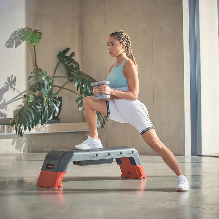 Фітнес платформа Reebok Deck червона (2021), універсальний степ для тренувань