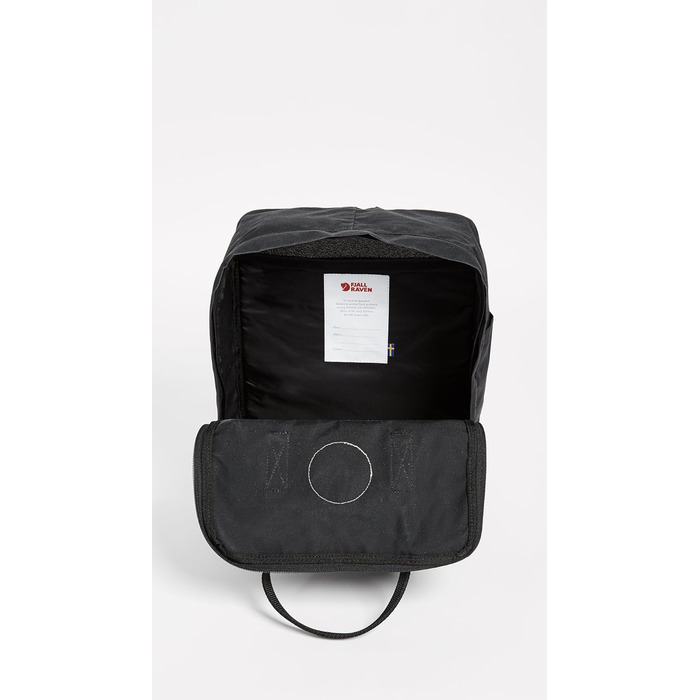Рюкзак Fjällräven Kånken унісекс 16 л чорний, 38x27x13 см