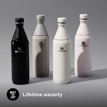 Термос Stanley 1913 All Day Slim 0.6л Чорний - нержавіюча сталь, зберігає холод до 6 год, лід до 11 год, без BPA, герметичний, можна мити в посудомийці