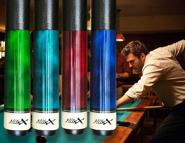 Набір з 4-х київ для більярду 'Tai ba cues', 58'', канадський клен, наконечник 13mm, вага 19oz-20oz, професійний