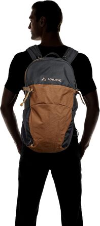 Туристичний рюкзак VAUDE Wizard 18+4, водовідштовхувальний, унісекс, зручна система перенесення, органайзер, чорний/умбра