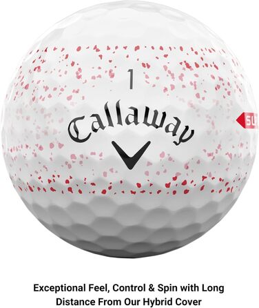 Гольф-м'ячі Callaway Supersoft 2023 - червоний, 12 шт.