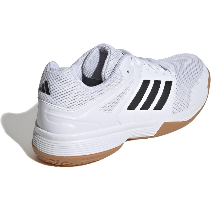 Жіночі кросівки adidas Speedcourt для залу, білі/чорні/сірі, 46 2/3 EU