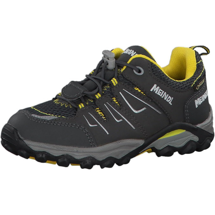 Дитячі трекінгові черевики Meindl Alon Junior GTX (32 EU, графітовий жовтий)