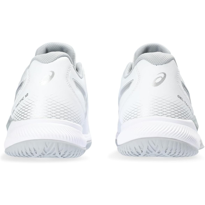 Жіноче спортивне взуття Asics Gel-Tactic 12 для залу, розмір 41.5 EU, білий та срібний