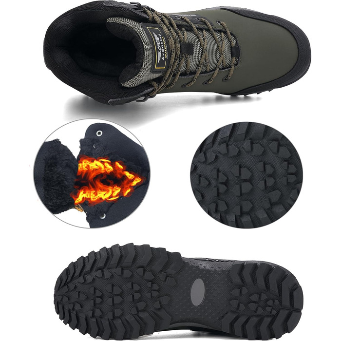 Черевики зимові чоловічі Arrigo Bello - тепла зимова взуття для роботи та прогулянок, розмір 41-46