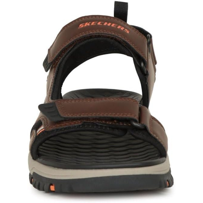 Чоловічі сандалі Skechers Prewitt Rigdon - коричнево-чорні, синтетика (48.5 EU)