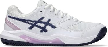Жіночі тенісні кросівки ASICS Dedicate 8 Clay - блакитний, жовтий, білий, індиго, туманний (40.5 EU)