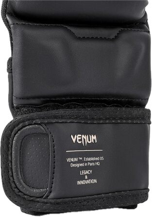 Рукавички для спарингу Venum Impact Evo MMA, чорні, унісекс, розмір S