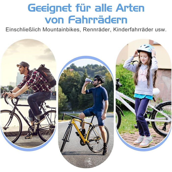 CYFIE Кріплення для велосипеда на стіну (2 шт.) - складне, з м'якою підкладкою, до 25 кг, для MTB та шосейних велосипедів