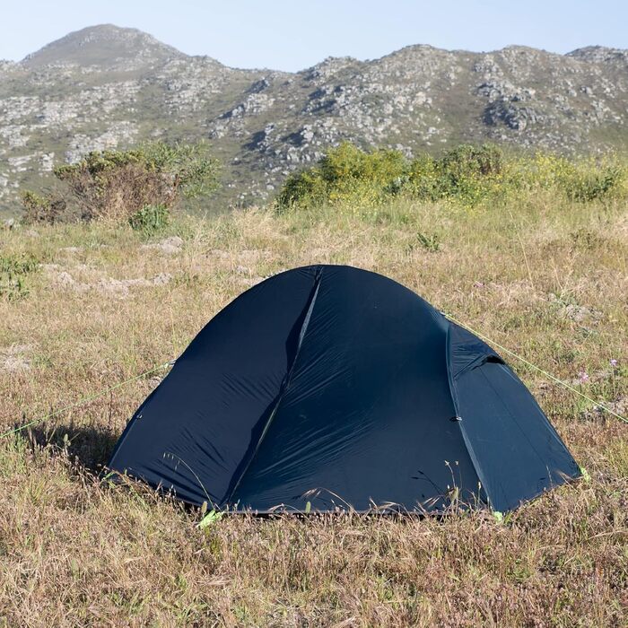 Намет Naturehike Ultraleicht 1-2 особи для кемпінгу, водонепроникний, вітрозахисний, купольний - Navy (1 особа)